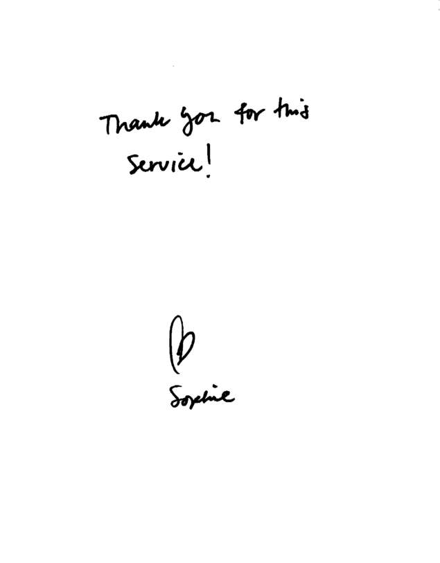 Fax page