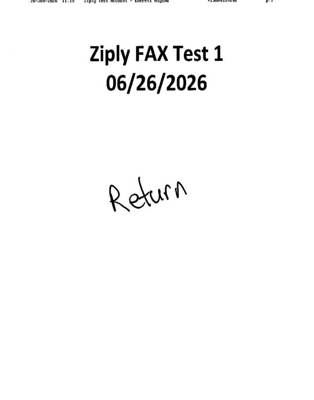 fax page