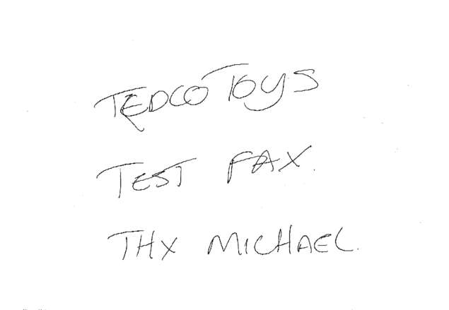 Fax page