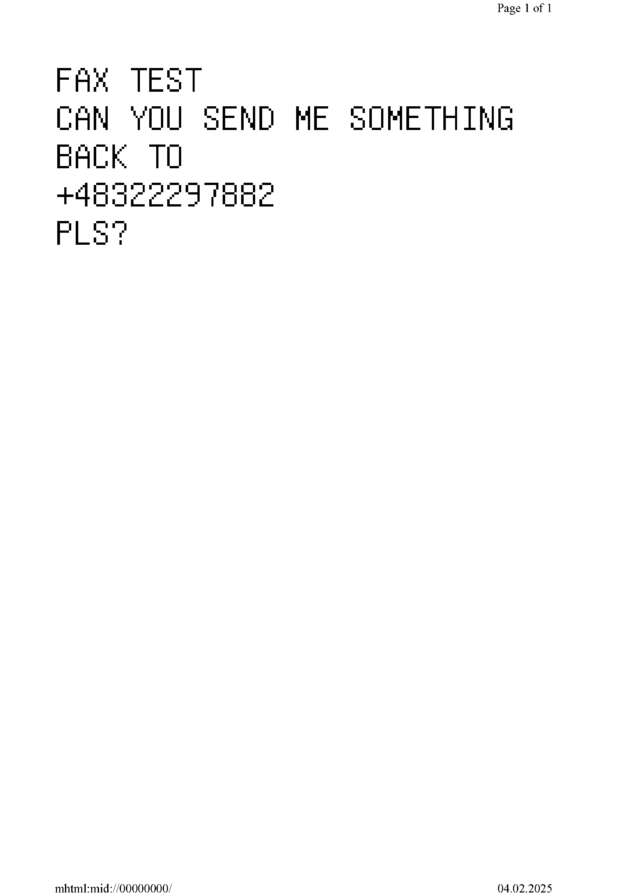 fax page