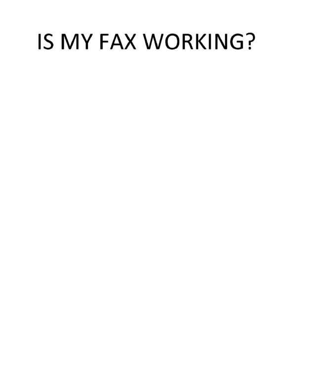 fax page