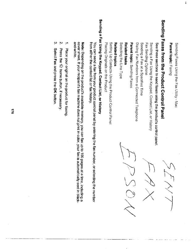 Fax page