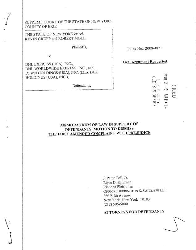 Fax page