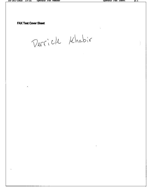 fax page