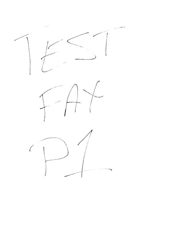 Fax page
