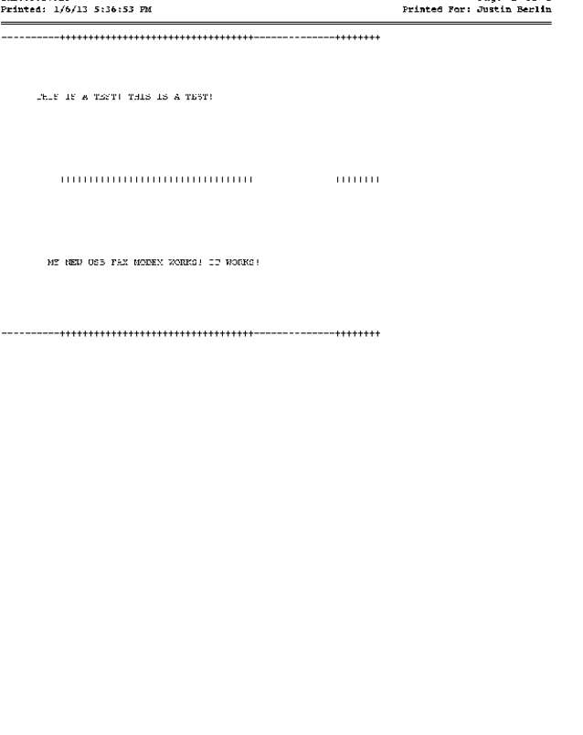 Fax page