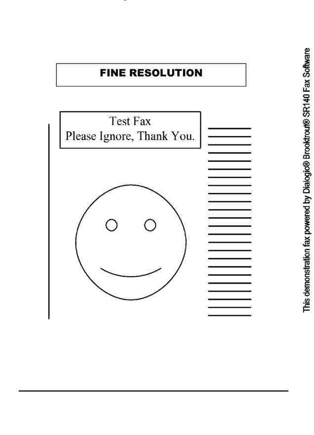 Fax page