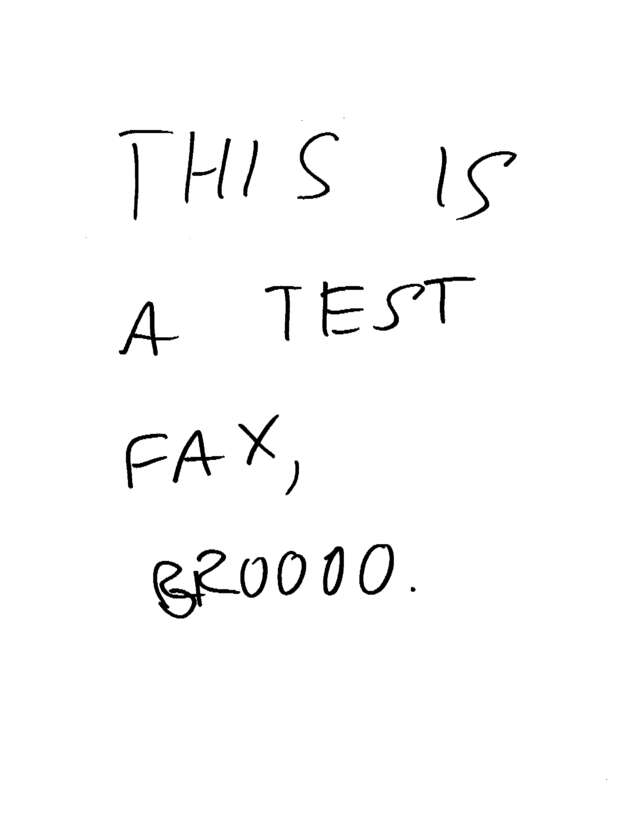 fax page