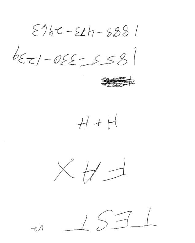 fax page