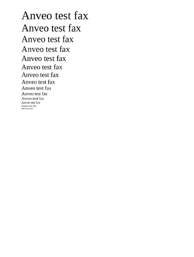 Fax page