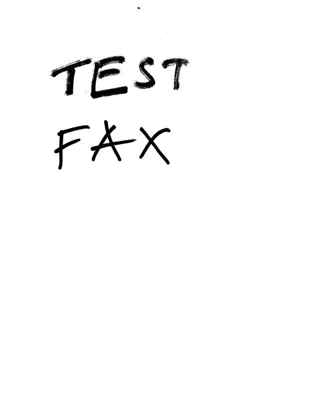 Fax page