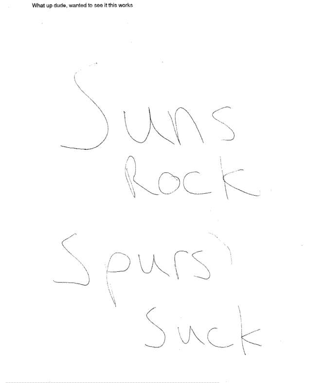 Fax page