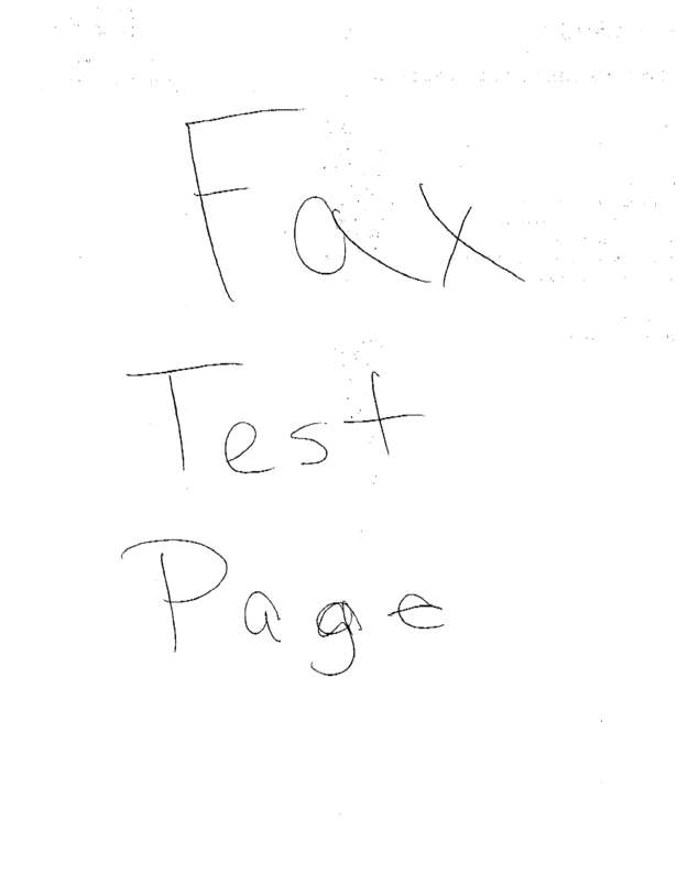 fax page