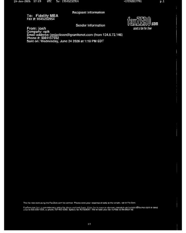 fax page