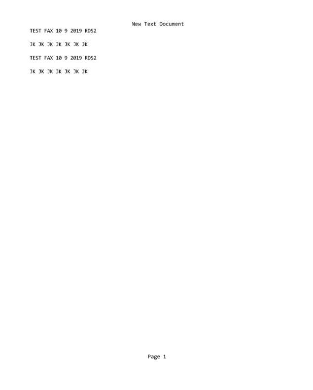 fax page