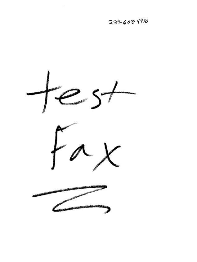 fax page