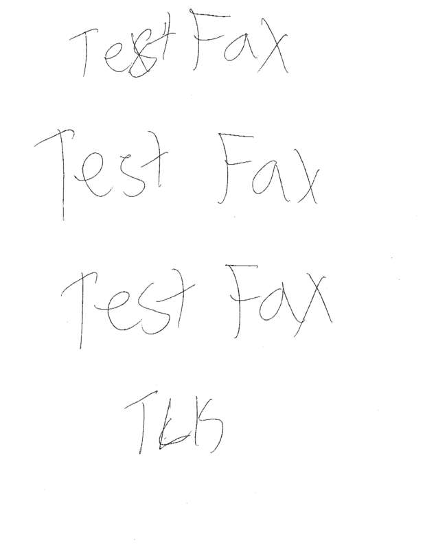 Fax page