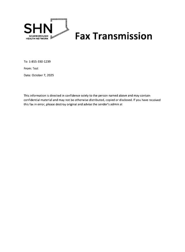 fax page