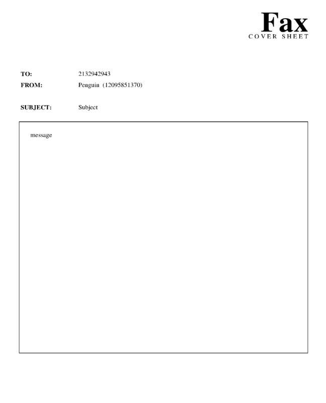 fax page