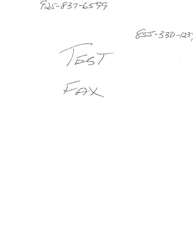 fax page