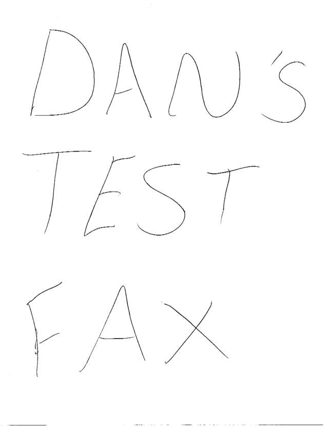 Fax page