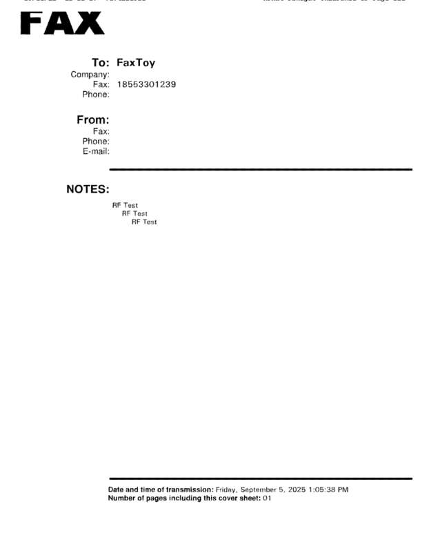 fax page