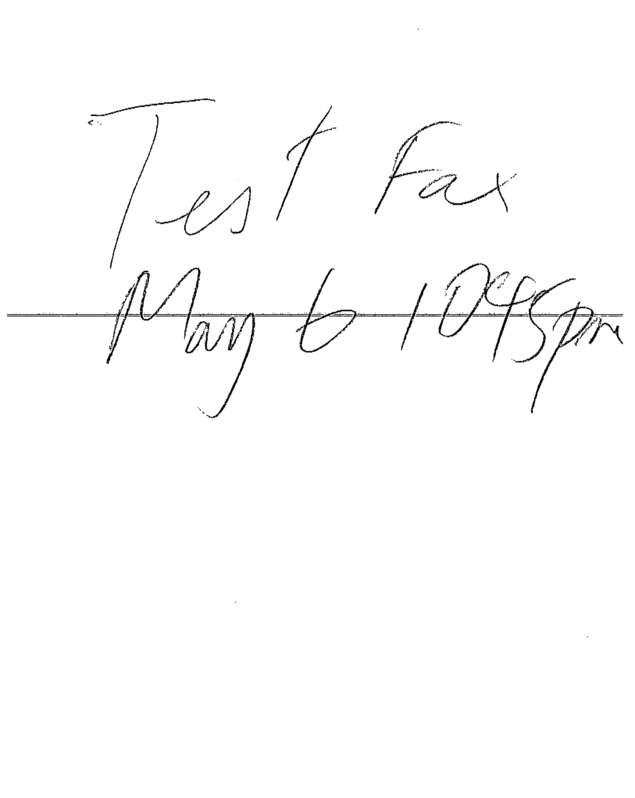 fax page