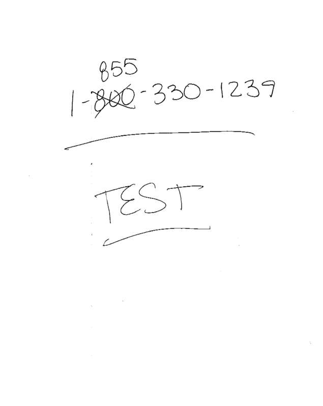 Fax page