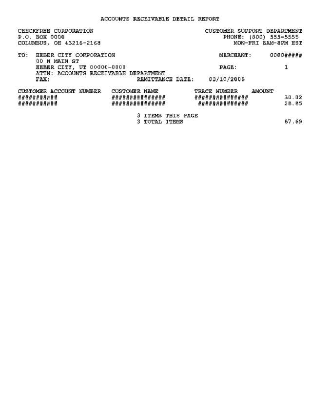 Fax page