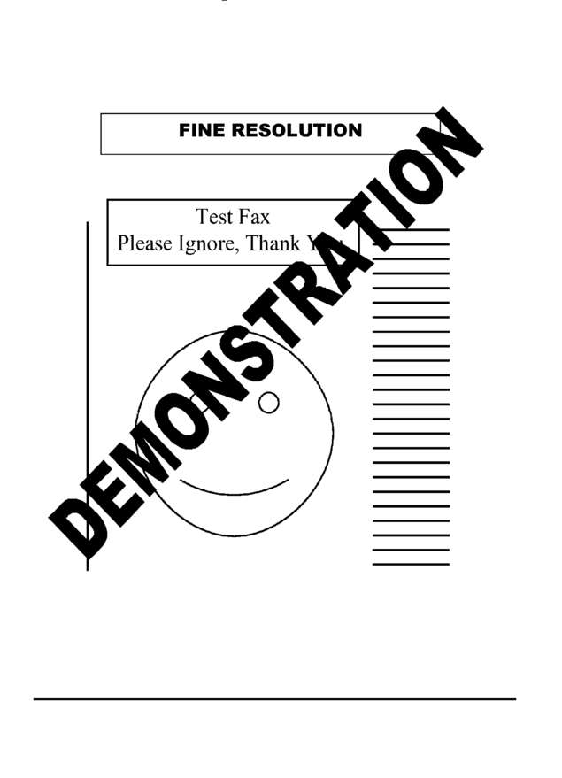 Fax page