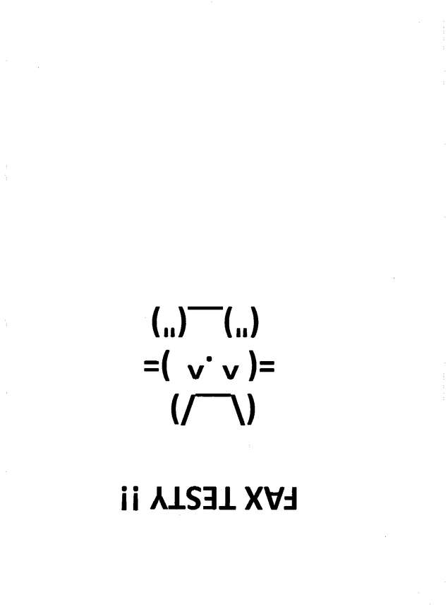 Fax page