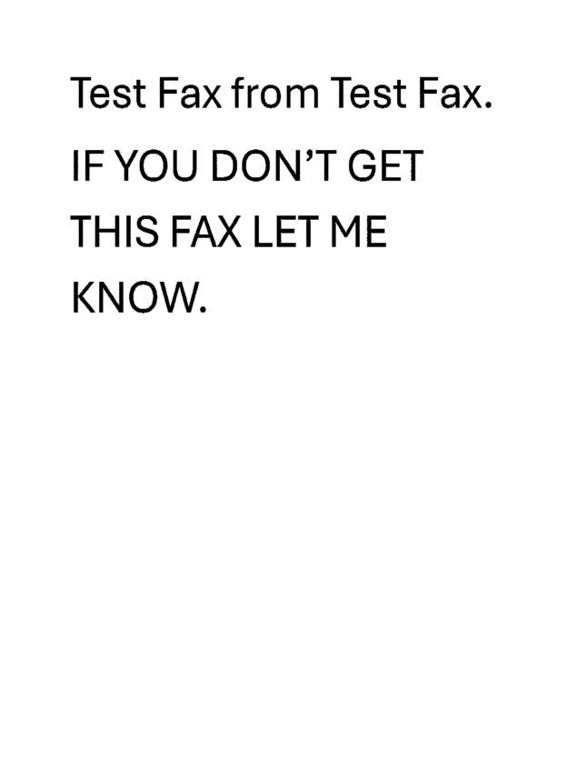 fax page