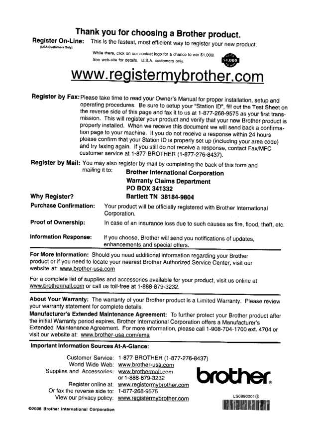 Fax page