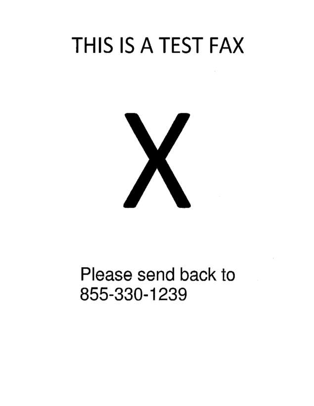 fax page