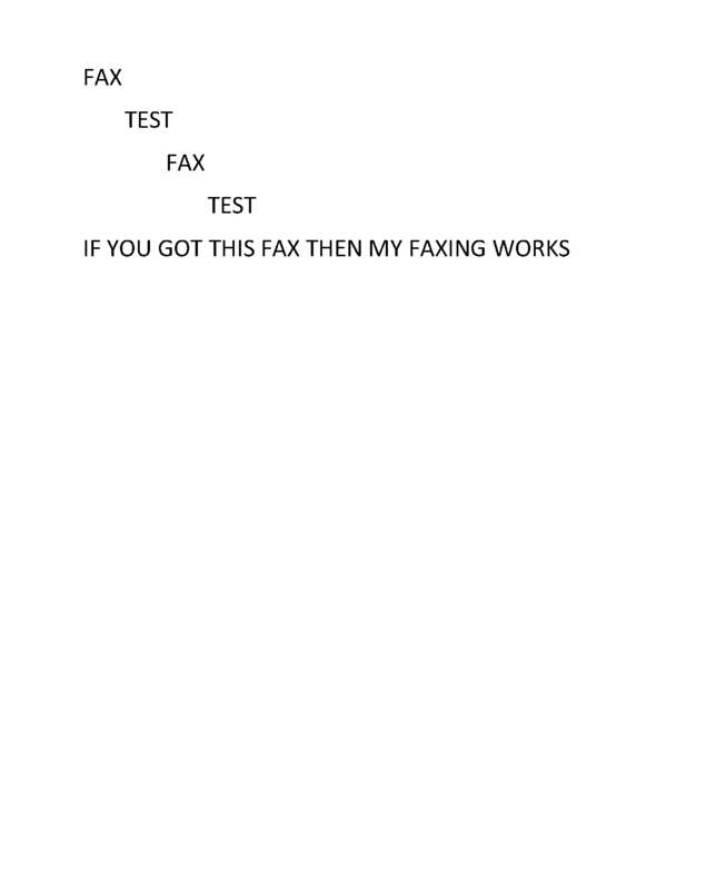 fax page