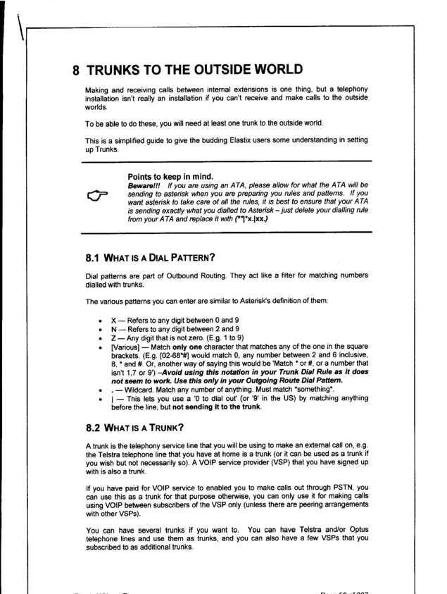 Fax page
