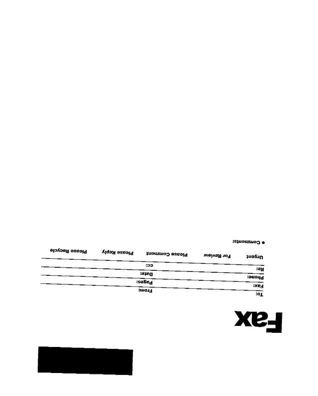 Fax page