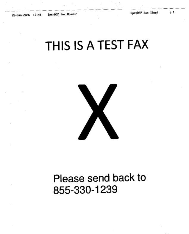 fax page