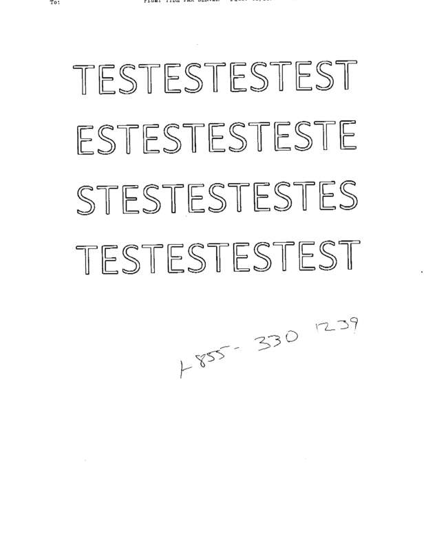 Fax page