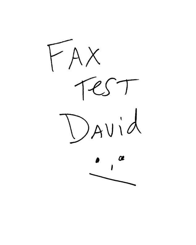 Fax page