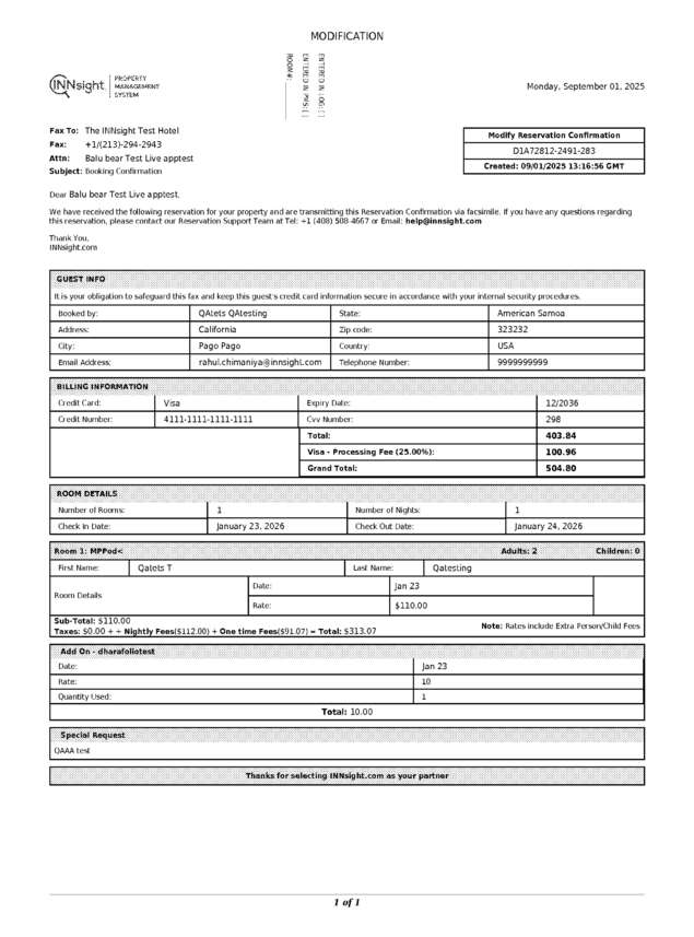 fax page