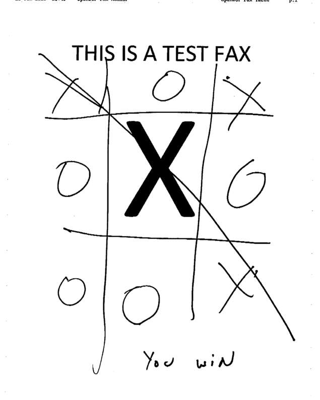 fax page