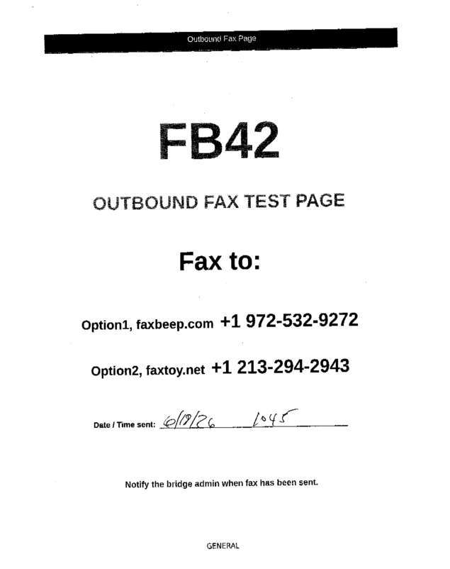 fax page