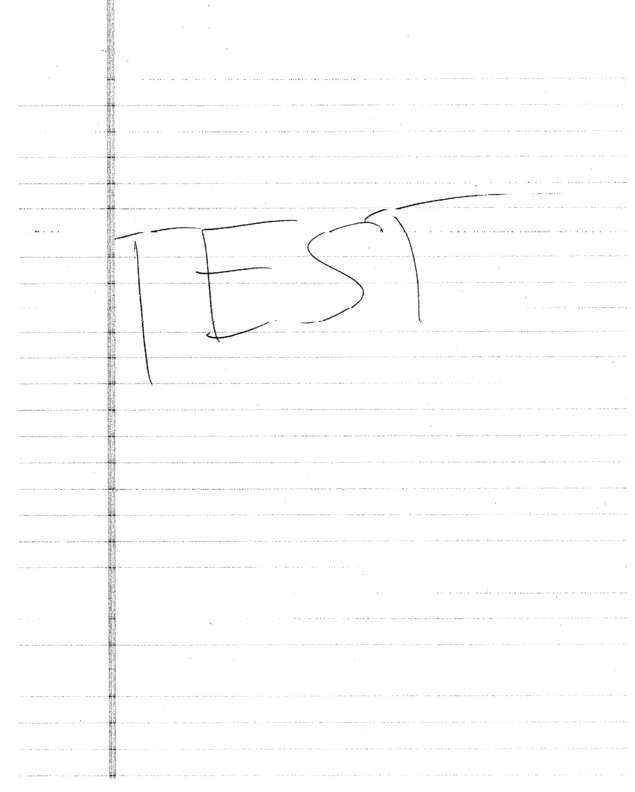 Fax page