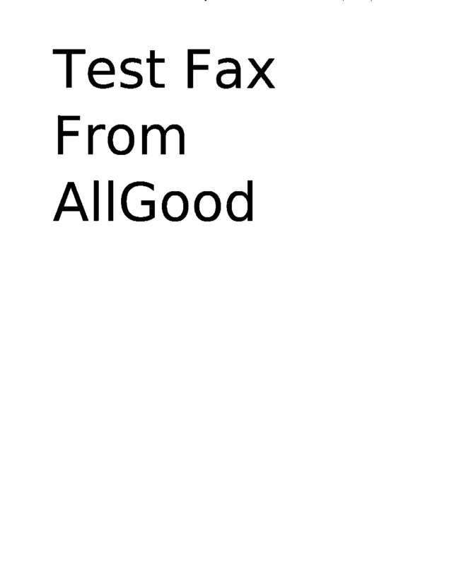 fax page