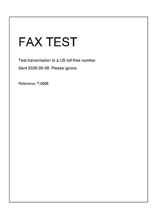 fax page