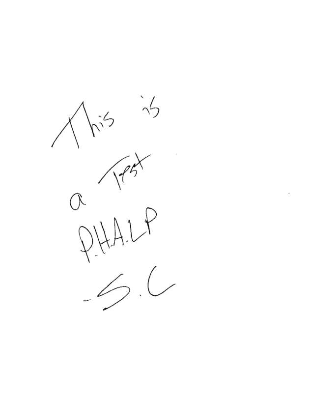 Fax page