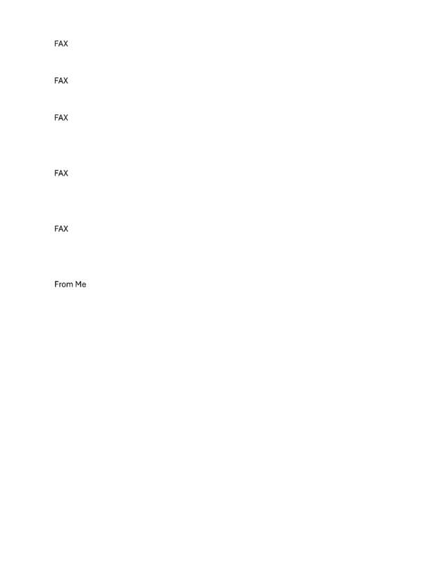 Fax page