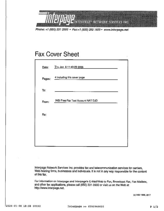 fax page