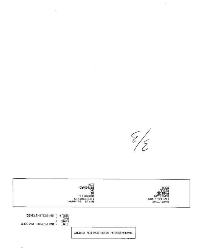 Fax page